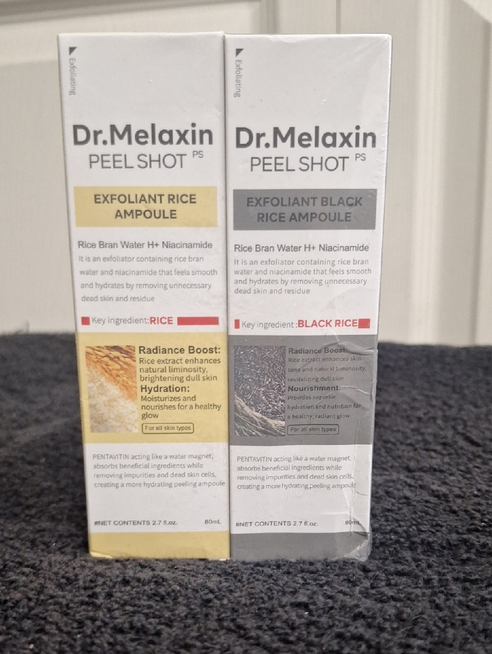 Dr. Melaxin Peel Shot Exfoliant Radiance Boost - Black Rice White Rice - 2.7 Oz